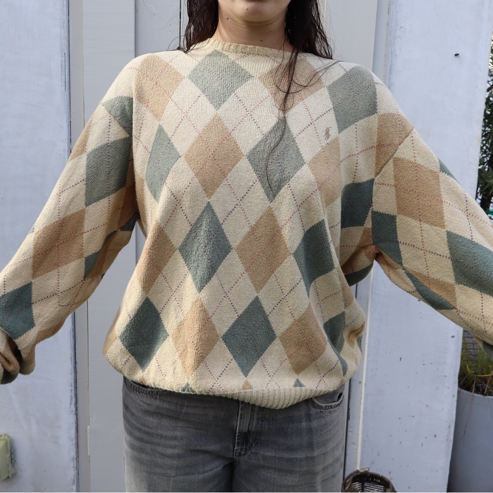 Argyle Polo Ralph Lauren Vintage Sweater